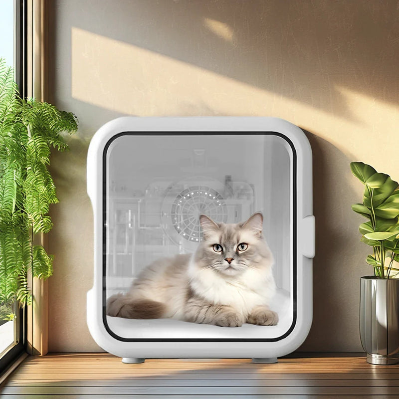 HKM-878035 Automatic Pet Dryer Box with Adjustable 360 Degree Airflow and Temperature for Small and Medium Pets