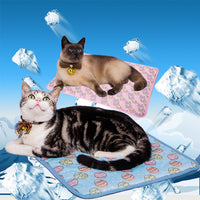 HKM-8781117 Cooling Cat Ice Pad with Antibacterial Nylon Fabric and Breathable Mesh Bottom