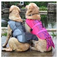 HKM-8781245 Pet Life Jacket for Dogs - Comfortable and Durable Swimwear in Pink, Gray, or Red, Made with 600D Polyester Oxford Cloth