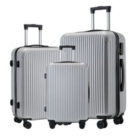 HKM-878163 Stylish Lightweight Trolley Suitcase Travel Set in Durable ABS Material