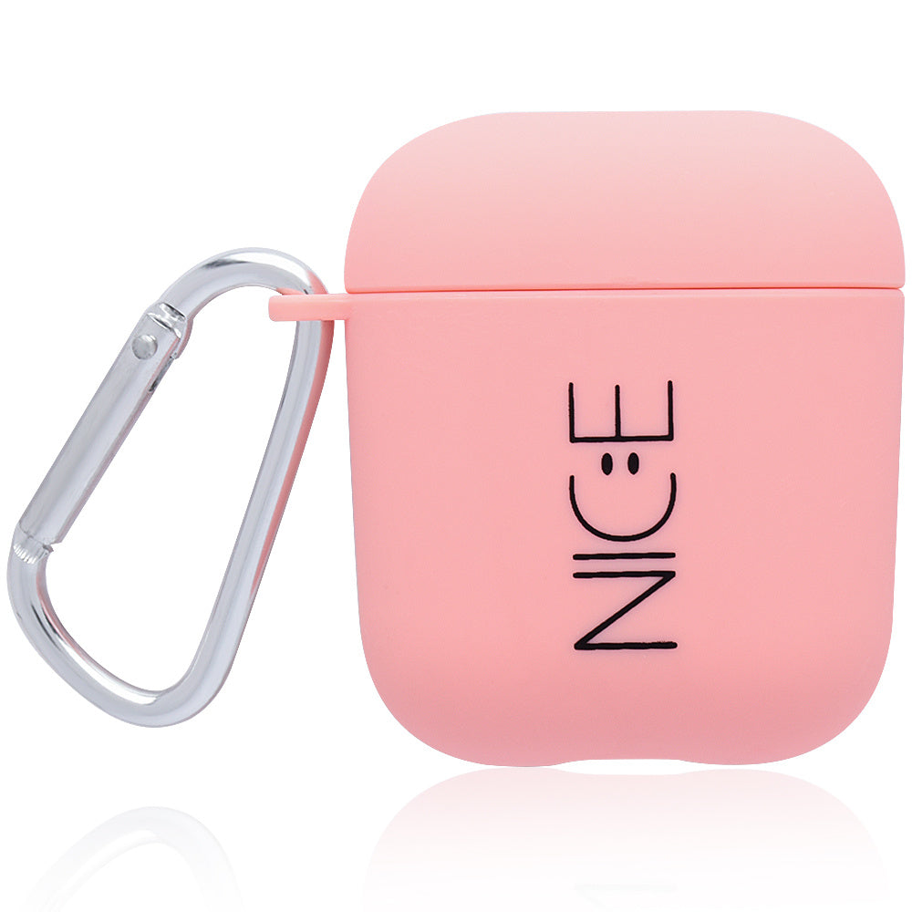 HKM-878163 Wireless Earphone Cover for AirPods - Durable PC Back Cover, Compatible with iPhone Models