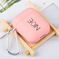 HKM-878163 Wireless Earphone Cover for AirPods - Durable PC Back Cover, Compatible with iPhone Models