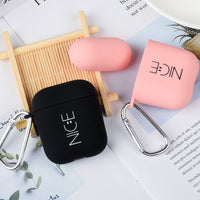 HKM-878163 Wireless Earphone Cover for AirPods - Durable PC Back Cover, Compatible with iPhone Models