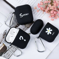HKM-878163 Wireless Earphone Cover for AirPods - Durable PC Back Cover, Compatible with iPhone Models