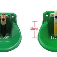 HKM-8782909 Durable Automatic Drinking Fountain for Sheep with Plastic or Copper Valve, 18.5cm x 8cm
