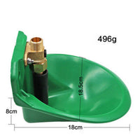HKM-8782909 Durable Automatic Drinking Fountain for Sheep with Plastic or Copper Valve, 18.5cm x 8cm