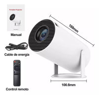 HKM-878291 Portable Mini 1080p and 4K Android Projector - Hy300 Pro Model