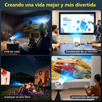 HKM-878291 Portable Mini 1080p and 4K Android Projector - Hy300 Pro Model