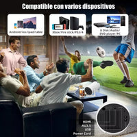 HKM-878291 Portable Mini 1080p and 4K Android Projector - Hy300 Pro Model