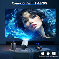 HKM-878291 Portable Mini 1080p and 4K Android Projector - Hy300 Pro Model