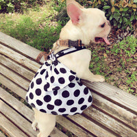 HKM-8784445 Cute Black Tutu Skirt for Senior Dogs - Polyester, Leisure Style, Available in Sizes S to XL