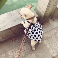 HKM-8784445 Cute Black Tutu Skirt for Senior Dogs - Polyester, Leisure Style, Available in Sizes S to XL