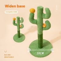 HKM-8786109 Cactus Cat Climbing Frame and Coconut Tree Scratching Post for Cats