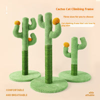 HKM-8786109 Cactus Cat Climbing Frame and Coconut Tree Scratching Post for Cats