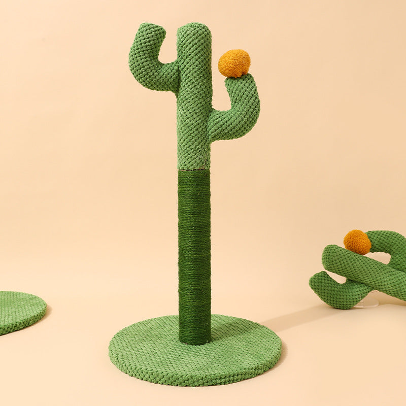HKM-8786109 Cactus Cat Climbing Frame and Coconut Tree Scratching Post for Cats