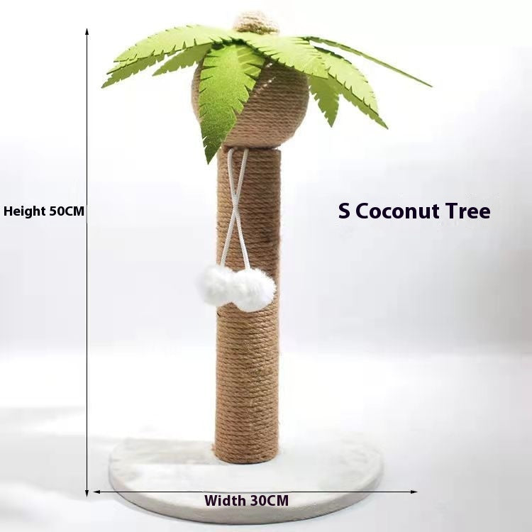 HKM-8786109 Cactus Cat Climbing Frame and Coconut Tree Scratching Post for Cats
