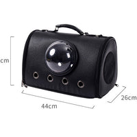 HKM-8786493 Portable Large-Capacity Cat and Dog Bag with Stylish Leather Design