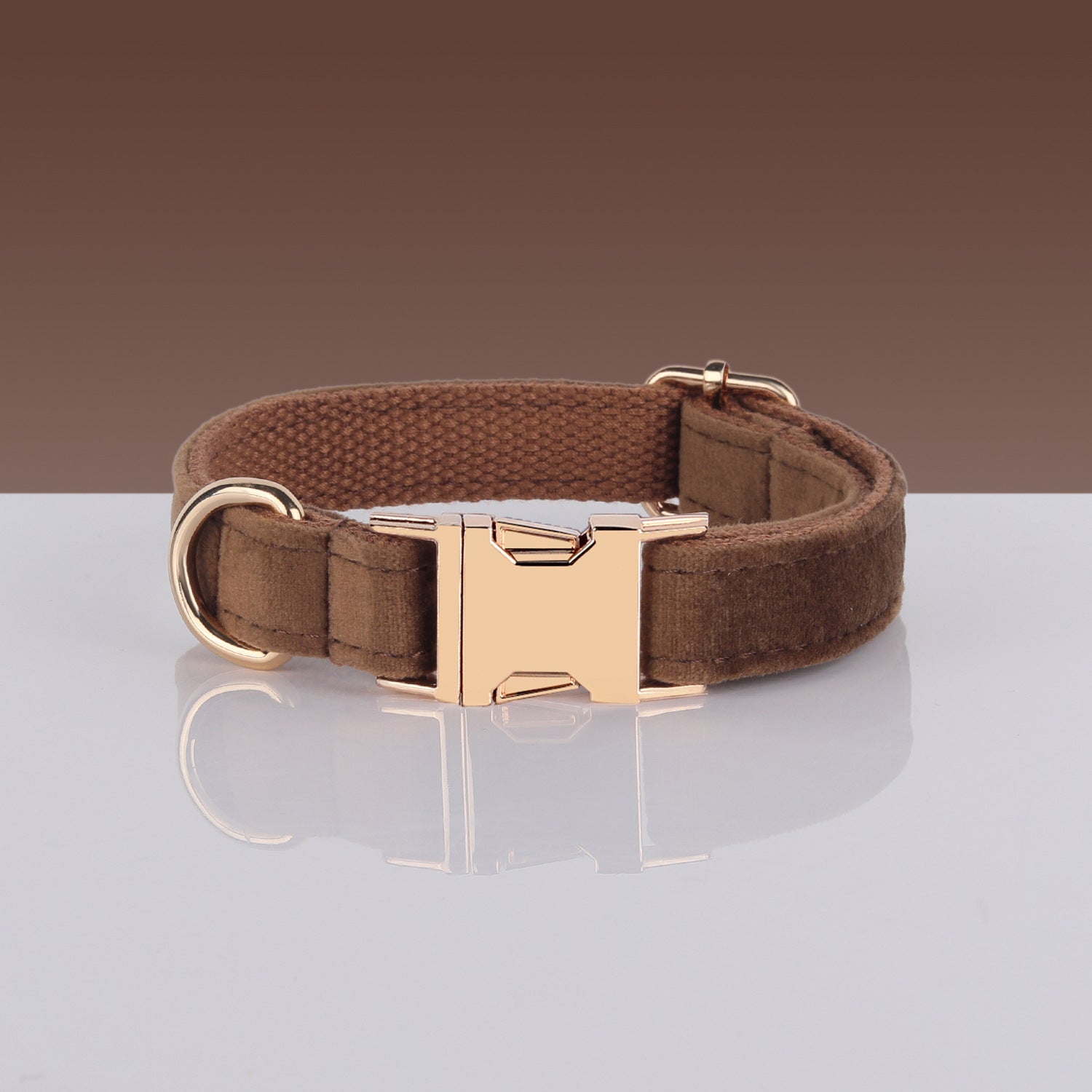 HKM-8786621 Velvet Pet Dog Collar Set with Bow, Chest Harness, and Hand-Holding Rope