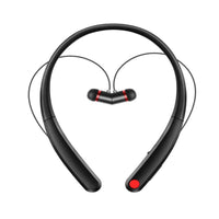 HKM-878675 Neckband Bluetooth Headset with Stereo Sound in Black and Rose Gold