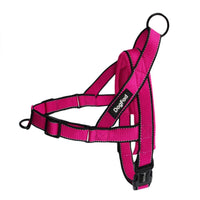 HKM-878803 Adjustable Nylon Pet Chest Harness for Small to Large Dogs - Vests Available in Black, Rose Red, and Blue