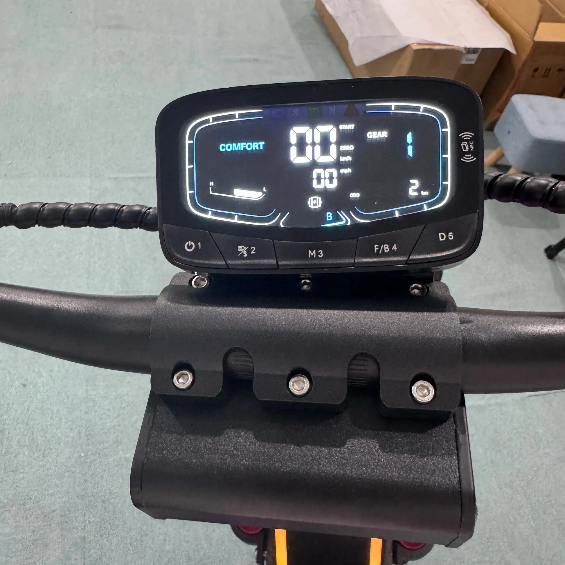 HKM-878803 High-Speed 72V Dual Motor Electric Scooter, 300km Range, Foldable Design