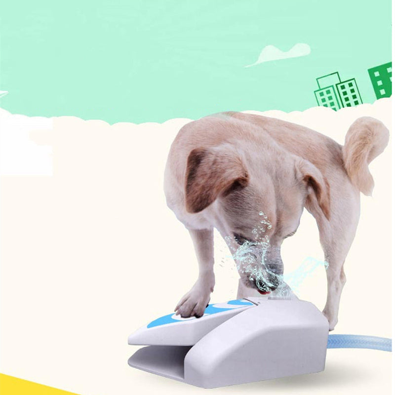 HKM-8788669 Automatic Water Feeder with Non-Slip Design and Easy-Clean Features for Pets, Blue, 25x22x8.7cm