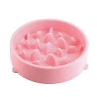 HKM-8788797 Pet Slow Feeder Bowl for Dogs and Cats - Reduces Overeating, Made from Food-Safe Plastic