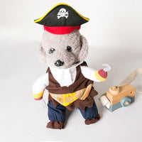 HKM-8789181 Pirate Costume for Small Dogs ¨C Fun Polyester Pet Clothing in Sizes S, M, L, XL