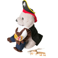 HKM-8789181 Pirate Costume for Small Dogs ¨C Fun Polyester Pet Clothing in Sizes S, M, L, XL
