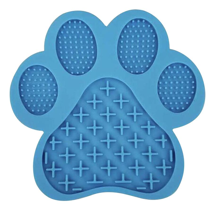 HKM-878931 Silicone Dog Paw Bath Lick Pad - Food-Grade, BPA-Free, Durable & Flexible, 18cmx18cm