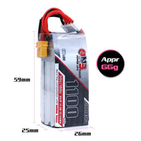 HKM-878995 1100mAh 3S 11.4V Lithium Battery for Electric Quadcopters