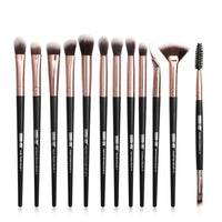 HKM-878995 13-Piece Eye Makeup Brush Set with Corrugated Silk Nylon Hair for Precision Application
