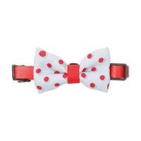 HKM-8790589 Stylish Cotton Bow Tie Cat Collar in Multiple Designs and Colors