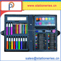 HKM-879059 Kids 68-Piece Art Set with Crayons, Oil Pastels, and Pencils for Drawing and Writing