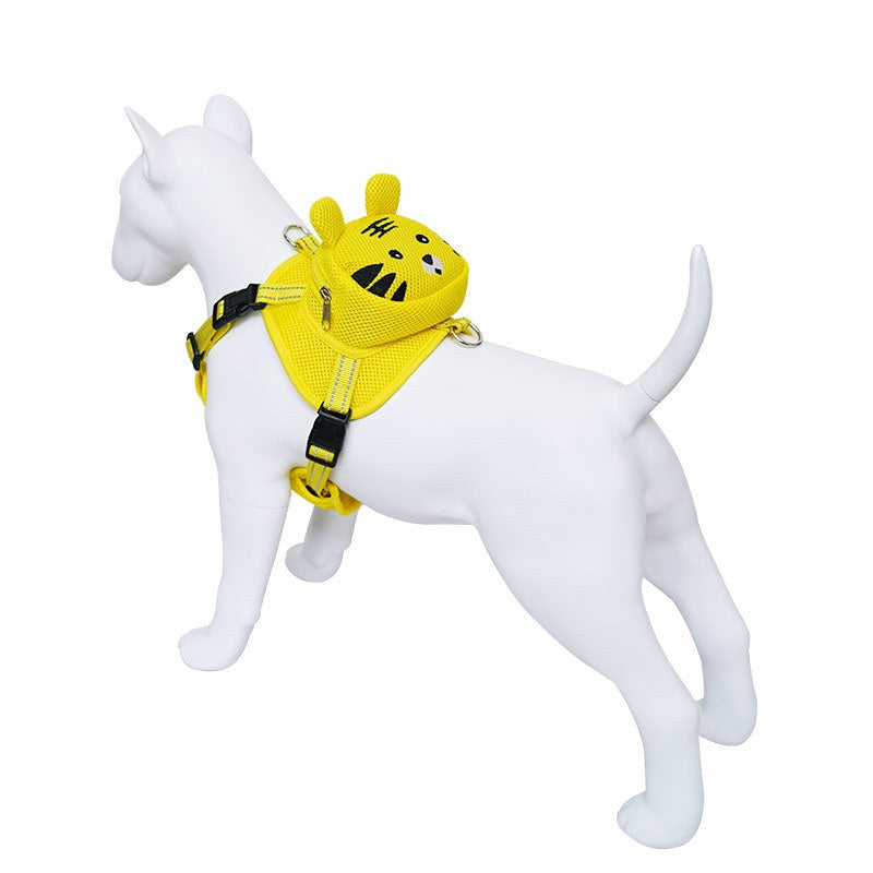 HKM-8791869 Adjustable Nylon Pet Vest Chest Strap for Dogs - Available in Sizes S and M