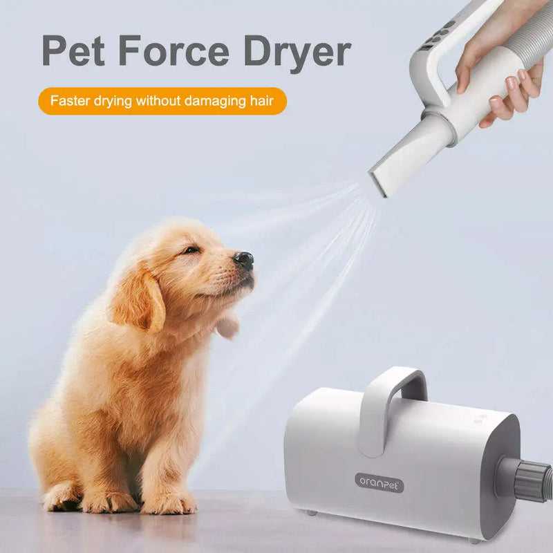 HKM-879187 4 in 1 Dog Grooming Kit with Vacuum Dryer for Cats and Dogs - Hair Removal Tools