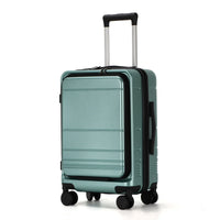 HKM-879315 Stylish Carry-On Trolley Suitcase with Laptop Compartment for Travel