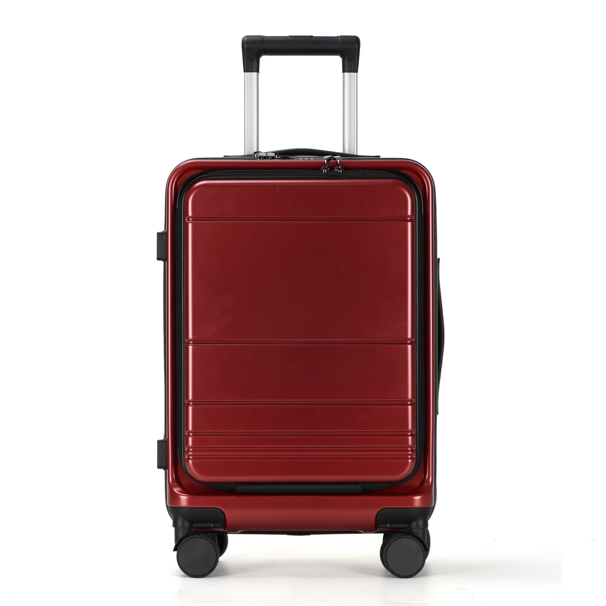 HKM-879315 Stylish Carry-On Trolley Suitcase with Laptop Compartment for Travel