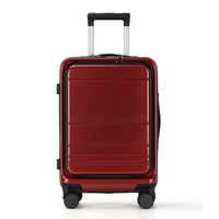 HKM-879315 Stylish Carry-On Trolley Suitcase with Laptop Compartment for Travel
