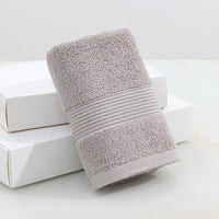 HKM-879507 Light Card Color Pure Cotton Towel with Embroidery - 34x74 cm
