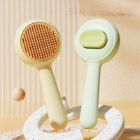 HKM-8795837 Stainless Steel Non-Slip Cat Brush for Effective Pet Hair Removal