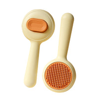 HKM-8795837 Stainless Steel Non-Slip Cat Brush for Effective Pet Hair Removal