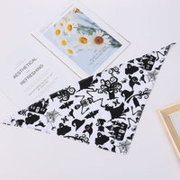 HKM-8795965 Cartoon Pattern Nylon Scarf for Pets - Perfect for All Seasons and Holidays