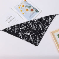 HKM-8795965 Cartoon Pattern Nylon Scarf for Pets - Perfect for All Seasons and Holidays