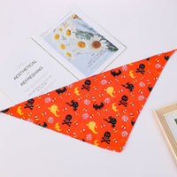 HKM-8795965 Cartoon Pattern Nylon Scarf for Pets - Perfect for All Seasons and Holidays