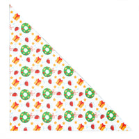 HKM-8795965 Cartoon Pattern Nylon Scarf for Pets - Perfect for All Seasons and Holidays