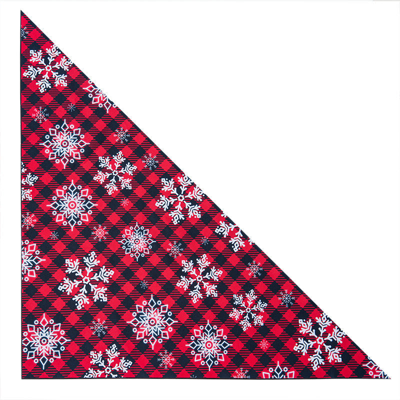 HKM-8795965 Cartoon Pattern Nylon Scarf for Pets - Perfect for All Seasons and Holidays