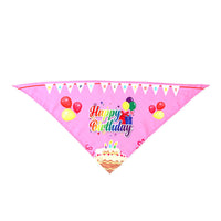 HKM-8795965 Cartoon Pattern Nylon Scarf for Pets - Perfect for All Seasons and Holidays