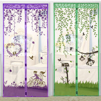 HKM-879635 Self-Absorbent Magnetic Mosquito Curtain - Insect-Proof Screen Door, 90cm x 210cm