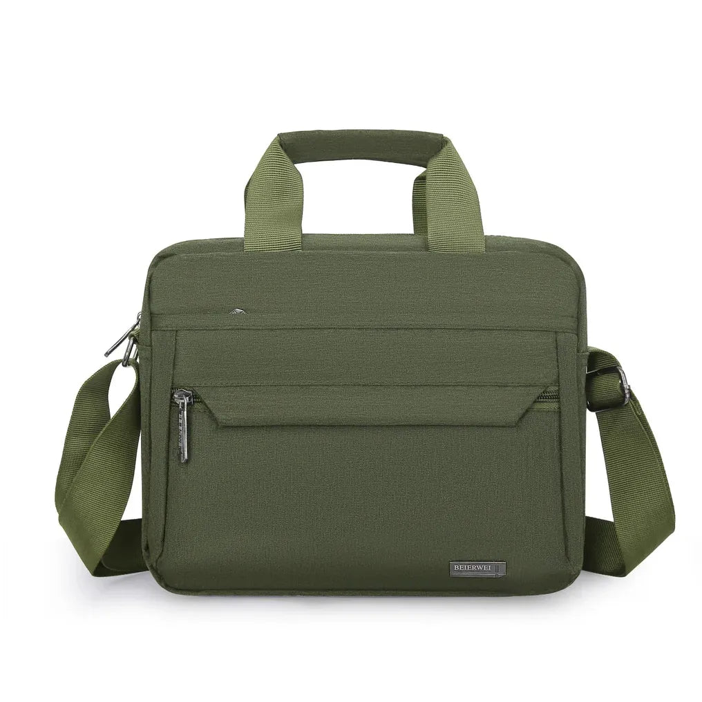 HKM-879635 Waterproof Nylon Laptop Bag for Men - Versatile Crossbody Sling Briefcase